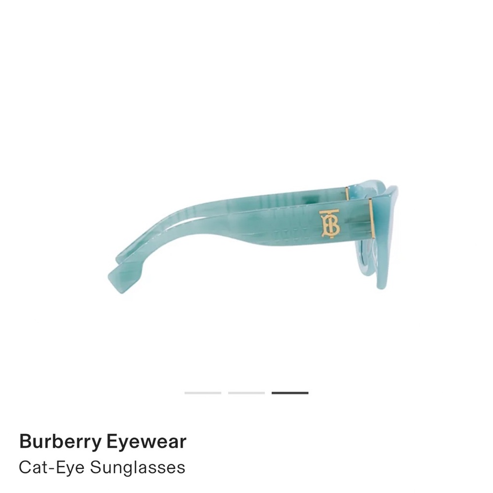 Burberry Blue Modern Cat-Eye Sunglasses - Picture 2 of 5
